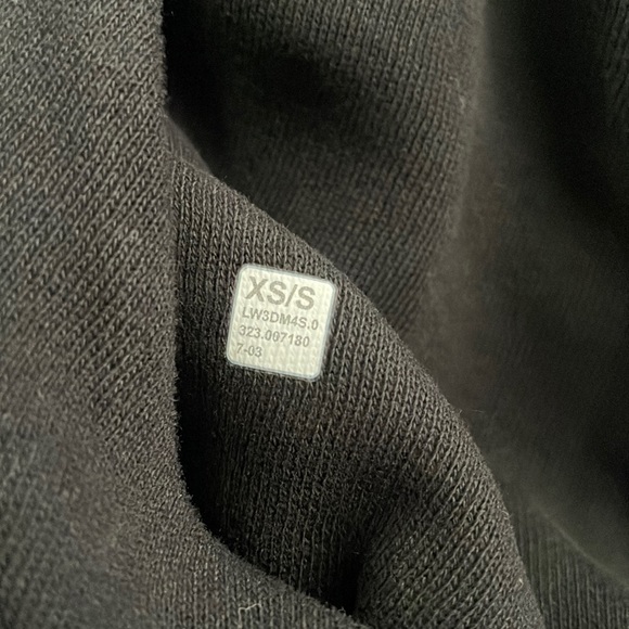 NWT Lululemon Scuba Oversized Half Zip Hoodie Black Size XS/S - Picture 7 of 9